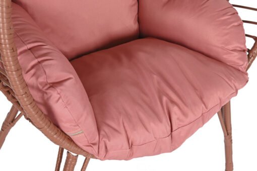 SILLON RATAN SINTETICO ACERO 90X65X151 CON COJINES MB-201836 Ref 13441 - Imagen 3