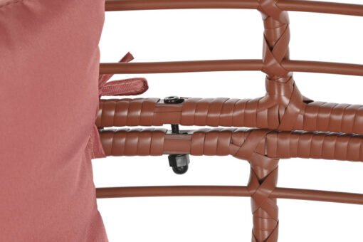 SILLON RATAN SINTETICO ACERO 90X65X151 CON COJINES MB-201836 Ref 13441 - Imagen 5