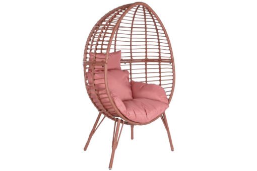 SILLON RATAN SINTETICO ACERO 90X65X151 CON COJINES MB-201836 Ref 13441 - Imagen 2