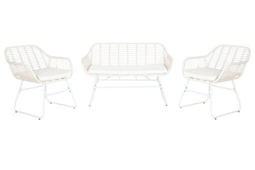 SOFA SET 4 RATAN SINTETICO 124X74X84 CON COJINES MB-201962 DisponibleRef13440 - Imagen 2