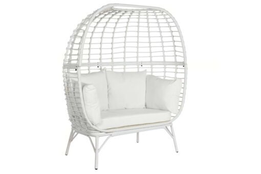 SILLON RATAN SINTETICO ACERO 130X68X146 2 PLAZAS MB-201967 Disponible ref13439 - Imagen 5