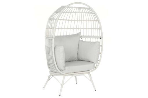 SILLON RATAN SINTETICO ACERO 99X71X147 CON COJINES MB-201970 Disponible ref13438 - Imagen 2
