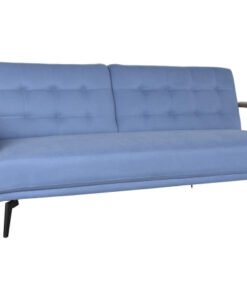 SOFA CAMA EUCALIPTO METAL 203X87X81 AZUL MB-202966 Disponible REF13412