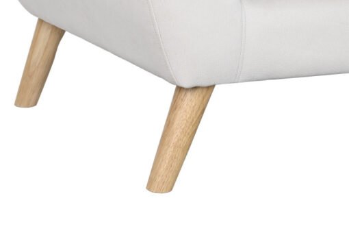 SOFA POLIESTER RUBBERWOOD 172X82X82 3 PLAZAS CREMA MB-202969 Disponible REF13411 - Imagen 2