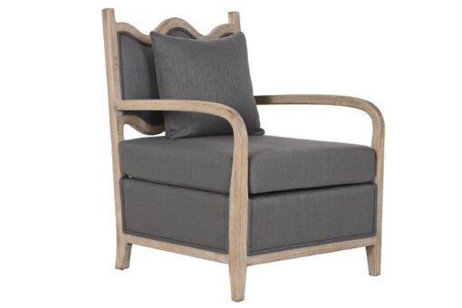 BUTACA ABETO POLIESTER 70X70X88 GRIS OSCURO MB-203398 Disponible ref13359