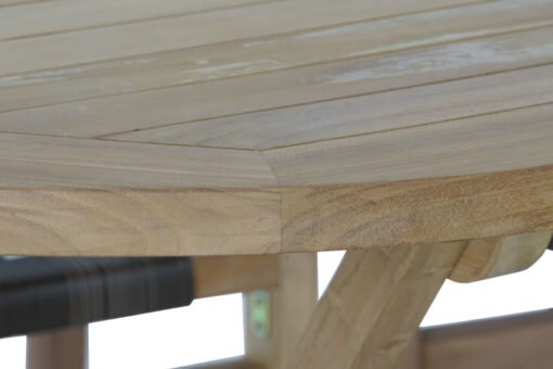 MESA SET 5 TECA 150X90X75 PLEGABLE NATURAL MB-204126 Disponible ref13436 - Imagen 8