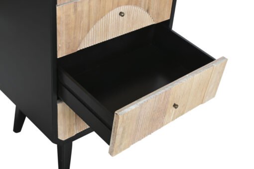 CHIFONIER MADERA 48,3X35X100 NEGRO MB-204973 Disponible ref13065 - Imagen 2