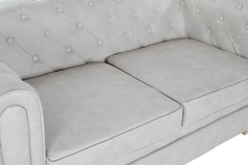 SOFA POLIESTER MADERA 151X80X70 CAPITONE BLANCO MB-205534 Disponible REF13408 - Imagen 5