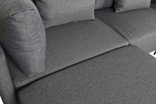 SOFA POLIESTER METAL 276X152,5X84 GRIS MB-205554 Disponible REF13407 - Imagen 6