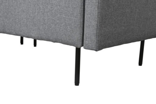 SOFA POLIESTER METAL 276X152,5X84 GRIS MB-205554 Disponible REF13407 - Imagen 3