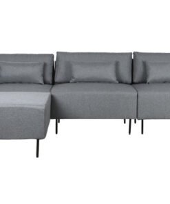 SOFA POLIESTER METAL 276X152,5X84 GRIS MB-205554 Disponible REF13407