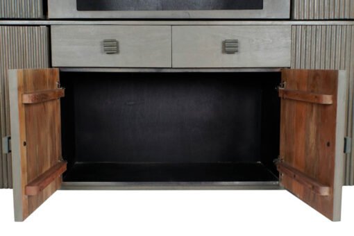 VITRINA JAMUN CRISTAL 177X40X180 GRIS MB-205738 Disponible Ref 13268 - Imagen 5