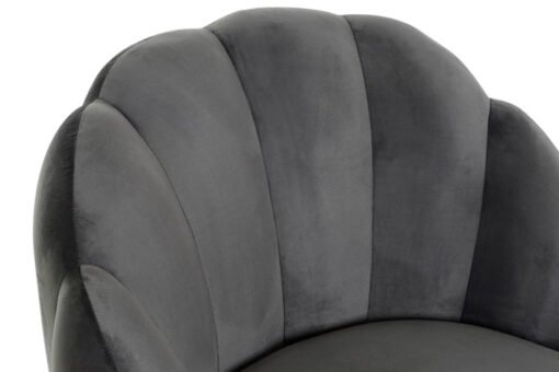 BUTACA POLIESTER METAL 86X80X85 GRIS OSCURO MB-205764 Disponible ref13358 - Imagen 5