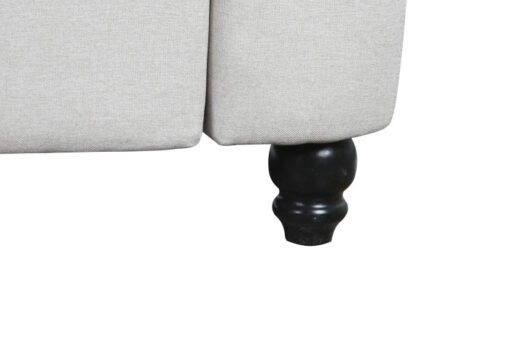 SOFA POLIESTER MADERA 209X84X76 CREMA MB-205766 Disponible REF13405 - Imagen 3