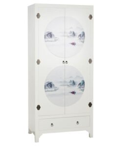 ARMARIO ABETO MDF 85,5X50,5X186,2 BLANCO MB-205842 Disponible Ref 13267