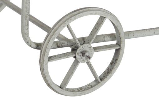 CARRO ABETO METAL 110X67X46 CARRO RUSTICO NATURAL MB-206182 Disponible ref13112 - Imagen 2