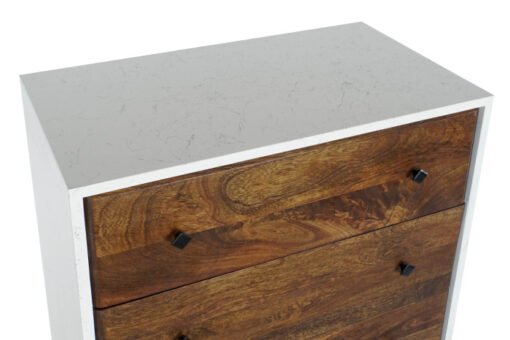 CAJONERA MANGO METAL 70X40X105 BLANCO MB-206321 Disponible ref13061 - Imagen 3