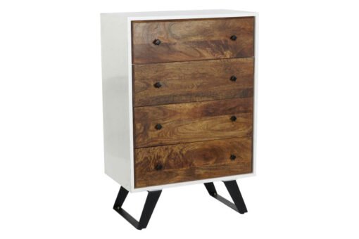 CAJONERA MANGO METAL 70X40X105 BLANCO MB-206321 Disponible ref13061