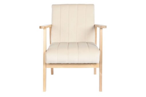 SILLON POLIESTER PINO 63X68X81 BEIGE MB-206468 Disponible ref13356 - Imagen 2