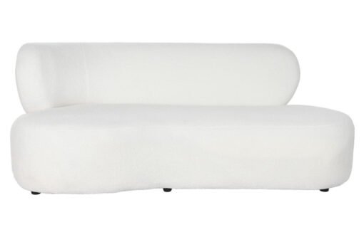 SOFA POLIESTER 193X92X79 BORREGUITO BLANCO MB-206621 Disponible REF13402