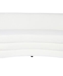 SOFA POLIESTER 193X92X79 BORREGUITO BLANCO MB-206622 Disponible REF13401