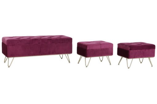 DESCALZADORA SET 3 POLIESTER METAL 110X42X44 MB-206637 Disponible ref13315