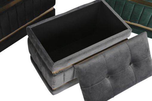 DESCALZADORA SET 3 POLIESTER MDF 70X40X43 MB-206643 Disponible ref13312 - Imagen 2