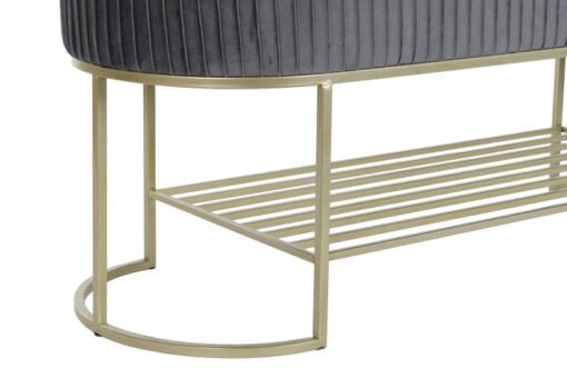 DESCALZADORA POLIESTER METAL 120X40X45 TERCIOPELO MB-206653 Disponible Ref 13305 - Imagen 3
