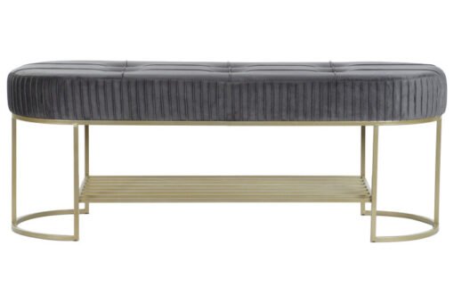DESCALZADORA POLIESTER METAL 120X40X45 TERCIOPELO MB-206653 Disponible Ref 13305