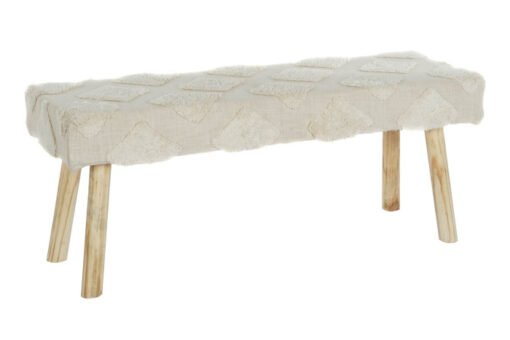DESCALZADORA ALGODON EUCALIPTO 120X50X40 BLANCO MB-207356 Disponible ref13304
