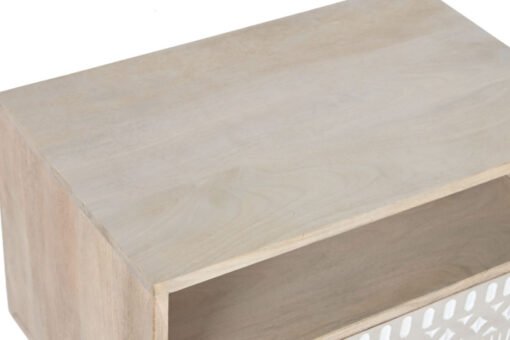 MESITA DE NOCHE MANGO 55X35X45 CENEFA BLANCO MB-207572 Disponible ref13284 - Imagen 3