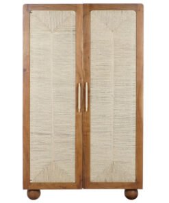 ARMARIO ACACIA RATAN 102X46X175 TRENZADO MB-207575 Disponible Ref 13265