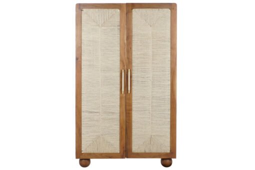 ARMARIO ACACIA RATAN 102X46X175 TRENZADO MB-207575 Disponible Ref 13265