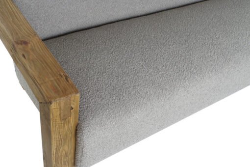 SOFA MADERA RECICLADA POLIESTER 221X94X83 BOUCLE MB-207606 DisponibleREF13400 - Imagen 4