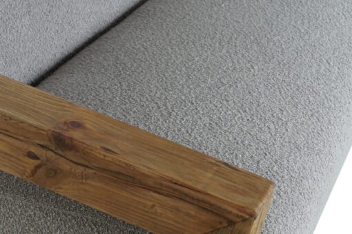 SOFA MADERA RECICLADA POLIESTER 221X94X83 BOUCLE MB-207606 DisponibleREF13400 - Imagen 3