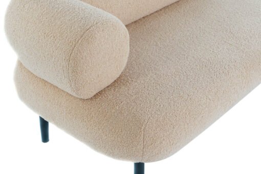 SOFA POLIESTER METAL 127,5X73,5X64 BEIGE MB-207720 Disponible REF13399 - Imagen 2