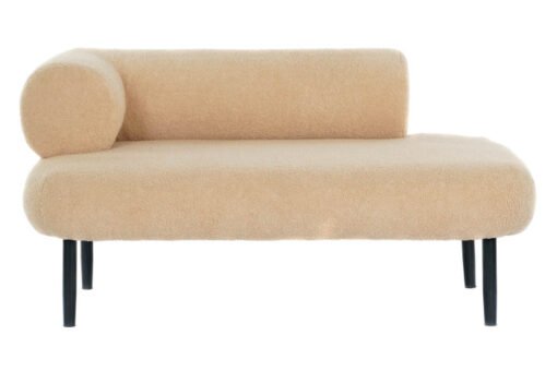 SOFA POLIESTER METAL 127,5X73,5X64 BEIGE MB-207720 Disponible REF13399