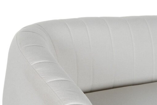 SOFA POLIESTER METAL 129X75X73 GREIGE MB-207904 Disponible REF13396 - Imagen 4