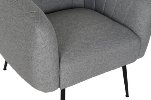 SILLON POLIESTER METAL 81X75X73 GRIS MB-207908 Disponible ref13349 - Imagen 4