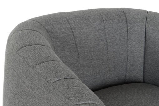 SILLON POLIESTER METAL 81X75X73 GRIS MB-207908 Disponible ref13349 - Imagen 3