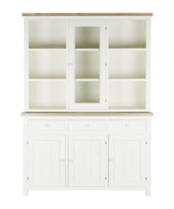 VITRINA PAULOWNIA CRISTAL 141,5X44X199 3CAJ, MB-208012 Disponible Ref 13264