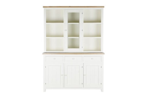 VITRINA PAULOWNIA CRISTAL 141,5X44X199 3CAJ, MB-208012 Disponible Ref 13264