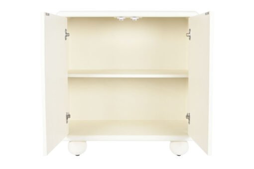 COMODA MDF 80X37X86 2 PUERTA 3D BLANCO MB-208135 Disponible ref13057 - Imagen 4