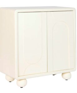 COMODA MDF 80X37X86 2 PUERTA 3D BLANCO MB-208135 Disponible ref13057
