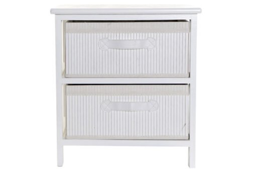 CAJONERA BAMBU PAULOWNIA 42X32X45 3,80 BLANCO MB-208275 Disponible ref13056 - Imagen 2