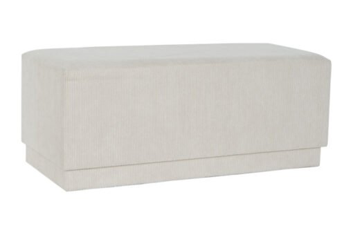 DESCALZADORA POLIESTER MDF 100X40X40 BEIGE MB-208374 Disponible ref13301