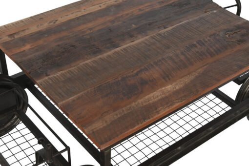 MESA CENTRO METAL 147X48X76 NEGRO MB-208382 Disponible ref13163 - Imagen 4