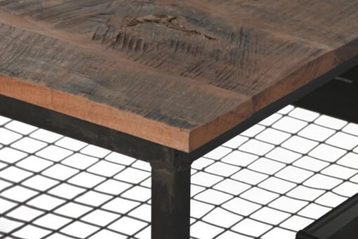 MESA CENTRO METAL 147X48X76 NEGRO MB-208382 Disponible ref13163 - Imagen 3