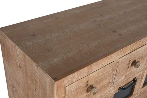 CAJONERA ABETO METAL 110X40X92,5 16CAJ, NATURAL MB-208465 REF13054 - Imagen 4