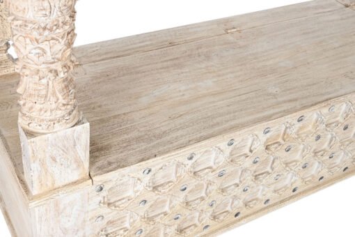 BANCO MANGO 190X54X215 ENVEJECIDO NATURAL MB-208591 Disponible Ref 13394 - Imagen 3
